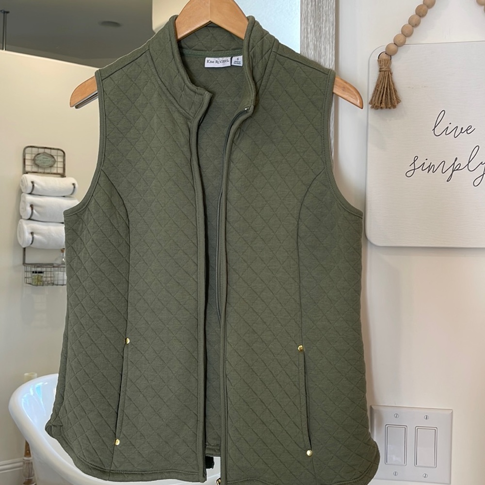 Kim Rogers Olive Vest
